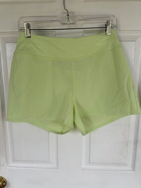 Marika Lime Green Athletic Wide Band  Shorts $10
